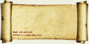 Emilija Veljović vizit kartica